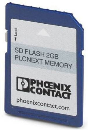 Phoenix Contact 1043501 SD FLASH 2GB PLCNEXT Memory SPS-Speichermodul, Blau, 3.3 V/DC - Bild 1