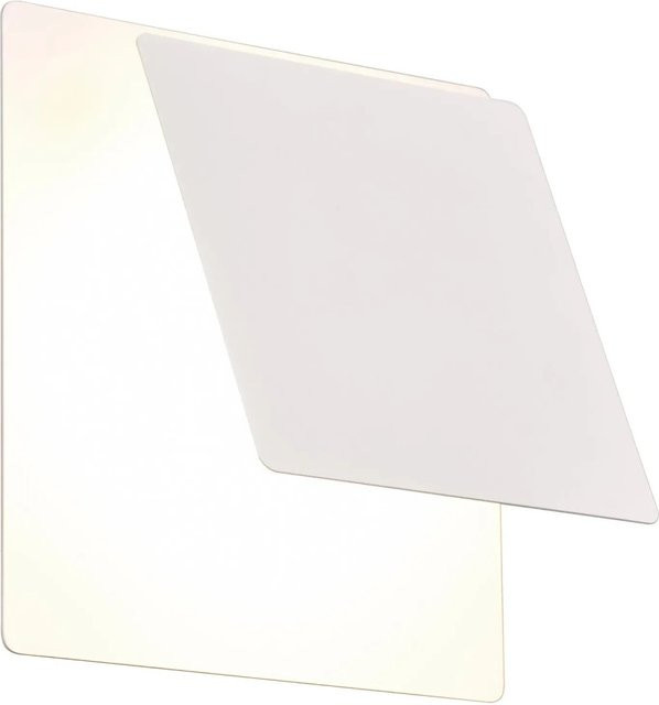 Trio LED-Wandlampe Mio eckig in Weiß Matt aus Metall - Bild 1