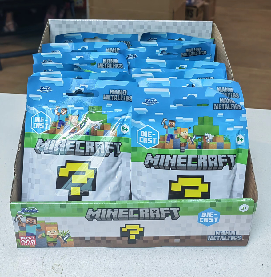 Jada Minecraft Nano Metalfigs Steve Mystery Blind Bag, Einzelfigur, Metall - Bild 4