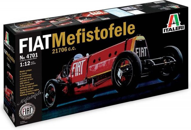 Italeri FIAT Mefistofele 21706c.c. 1923-25, Modellfahrzeug, 1:12, Rot - Bild 1