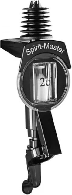 Ich-Zapfe Spirit Master Portionierer 2 cl Dosierer aus schwarzem Kunststoff für 3 bis 4,5 Liter Flaschen mit Non-Drip-Funktion - Bild 1