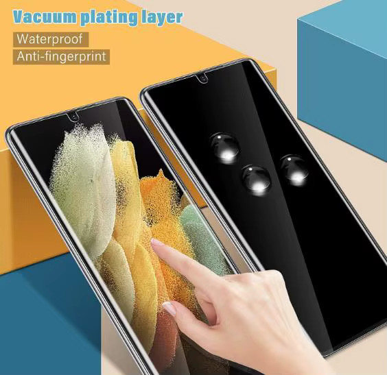 3 Stück Full Cover Hydrogel Displayschutzfolien für Samsung Galaxy S21 FE und S21 Plus, transparent - Bild 5