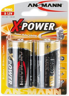 Ansmann X-Power Mono D Batterie 1,5V, 2er Packung - Bild 2