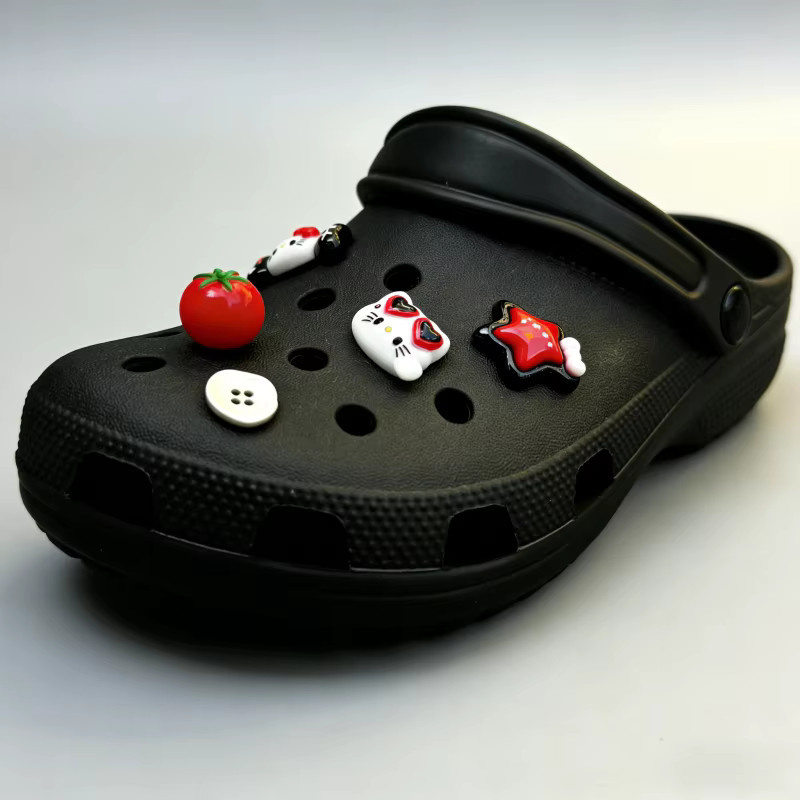 Mesuca Schuh-Charms, Rote Tomaten-Stern, Damen und Mädchen - Bild 4