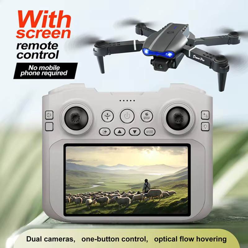 DIXSG E99 Max Drohne mit 8K HD Luftbildfotografie, schwarze UAV mit optischer Flusspositionierung, bürstenlosem Motor und intelligenter Hindernisvermeidung - Bild 3