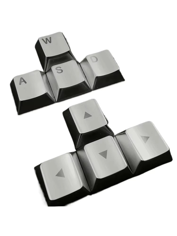 Attackfox Metall-Tastenkappen im Kirschprofil für mechanische Tastaturen mit WASD- und Richtungstasten - Bild 4