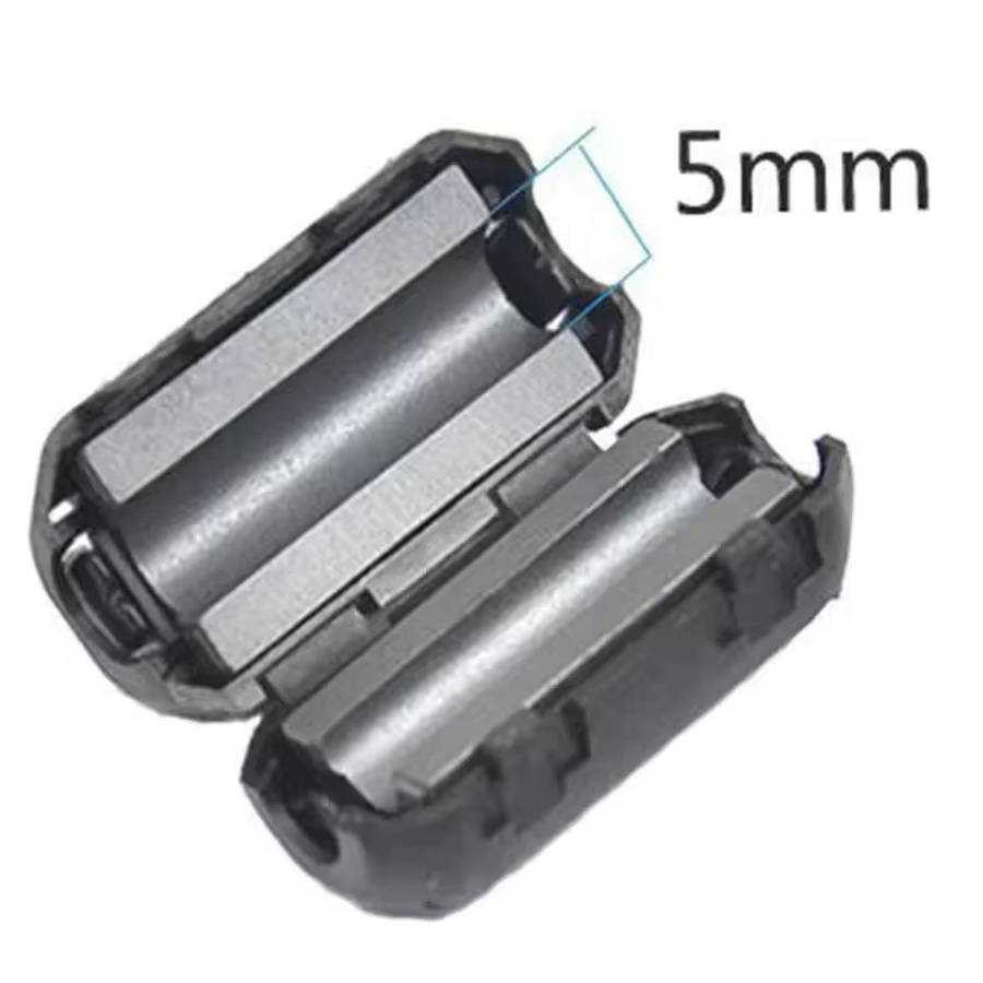 TDK Ferritkern Rauschfilter Ring Kabelclip zur EMI RFI Unterdrückung in Schwarz, 5mm - Bild 5