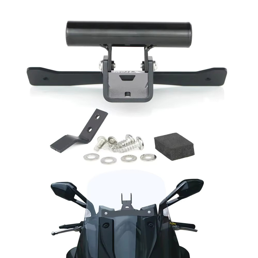 XITOMER Motorrad-Navigationshalterung für Kymco Xciting-S 400 (2018-2023) und Xciting VS 400 (2023-2024), GPS- und Handyhalterung in Schwarz - Bild 7