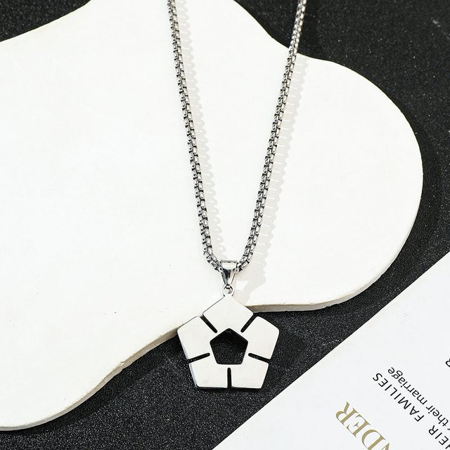 TAKARA TOMY Halskette, Edelstahl, Silber, Unisex - Bild 1