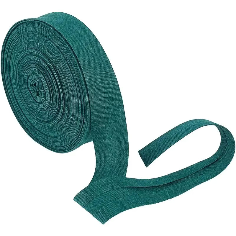 Grünes Baumwoll-Schrägband mit 30 mm Breite als DIY-Nähzubehör für Kinderkleidung, Quilts und Tischdecken - Bild 2