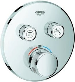 Grohe Grohtherm Smartcontrol Chrom UP-Thermostat mit 2 Absperrventilen und Safety Stop für deine Dusche - Bild 1