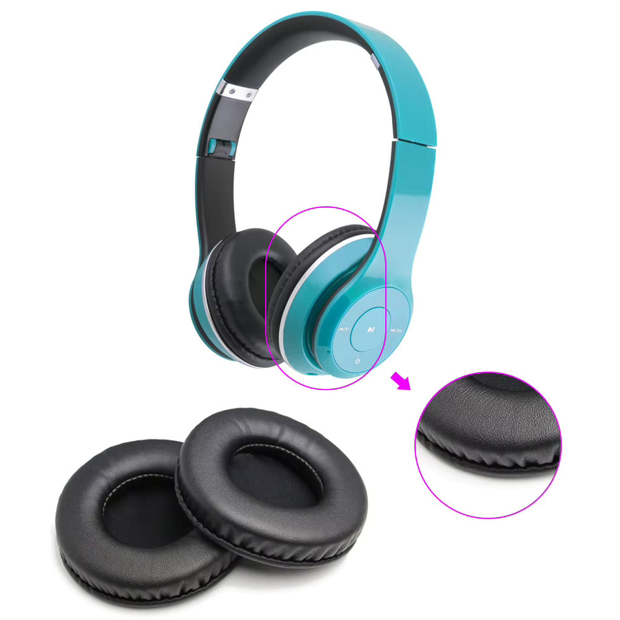 VODOOL Ersatz-Ohrpolster aus Proteinleder für JBL E50 E50BT S500 S700 in Schwarz - Bild 2