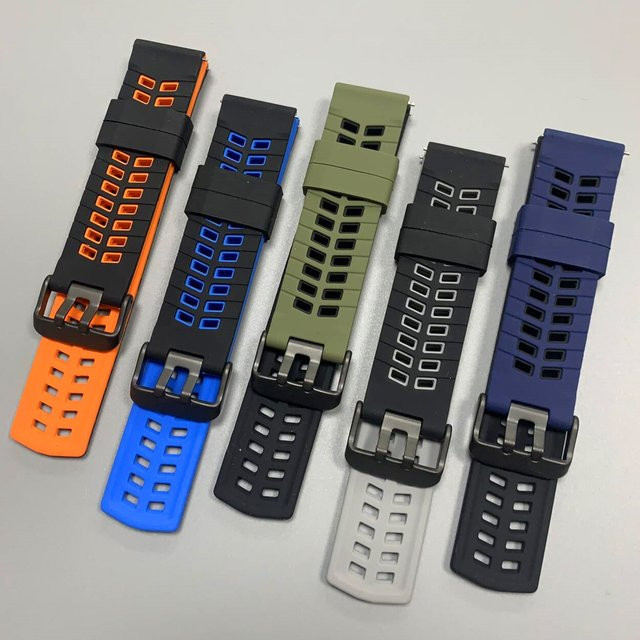 Xiaomi Uhrenarmband Silikon, 22 mm, Schwarz - Bild 1