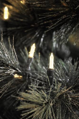 Konstsmide LED-Lichterkette warmweiß mit 80 Leuchtmitteln für innen und außen, grün - Bild 1