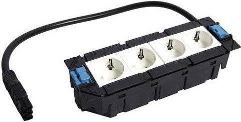 Hager Elektro-Sockelleisten-Zubehör Steckdosencontainer GTV4RW0ROWA325 - Bild 1
