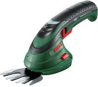 Bosch Home and Garden Isio Akku-Grasschere mit Multi-click-Grasscherblatt, Akku und Ladegerät, Grün/Schwarz, 3.6V Li-Ion - Bild 1