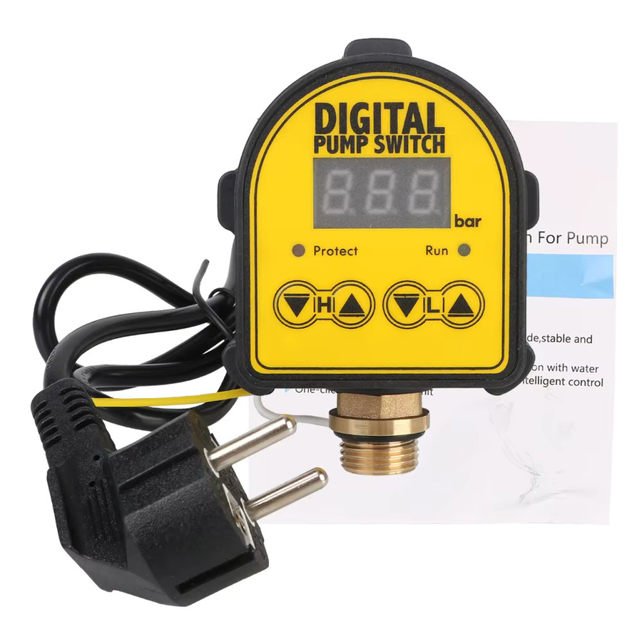 Digitaler Druckregler Schalter für Wasserpumpen und Kompressoren 220 V mit 1/2'' Interface und 0-10 Bar Regelbereich - Bild 3