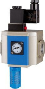 Riegler 3/2-Wege-Anfahrventil G, 24 V DC, BG 400, G 3/8, PE 2,5 - 9 bar, multicolour - Bild 1