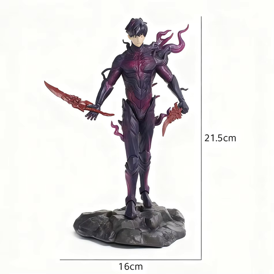 Bandai Sung Jinwoo Hunter Actionfigur, Stehende Pose, 21,5cm - Bild 2