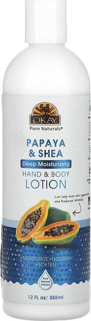 Okay Pure Naturals Hand- und Körperlotion, Shea, 355 ml, Unisex - Bild 1