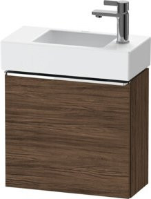 Duravit Waschtischunterschrank D-Neo mit 1 Tür, Wandmontage, Braun Matt, B/H/T: 48,4 x 44,0 x 22,2 cm - Bild 1