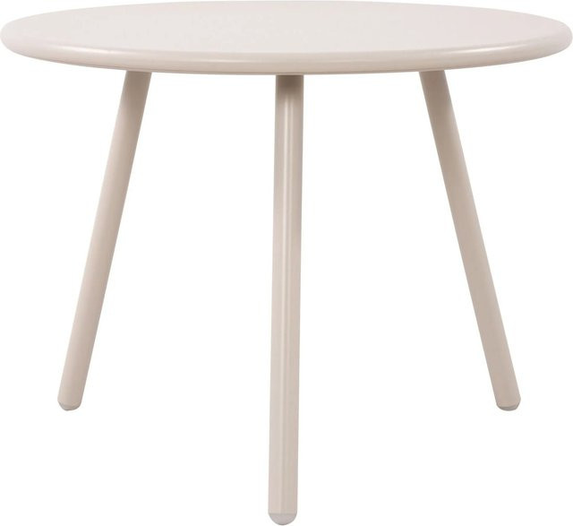 DELUKE Couchtisch NENIM Rund, Hellgrau, Polypropylen und Metall, B/T/H: 60 x 60 x 45 cm - Bild 1