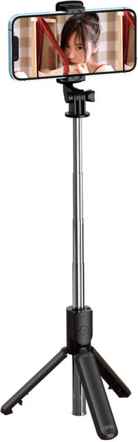 XO Design Selfie Stick Bluetooth SS09, Universal, Schwarz - Bild 1
