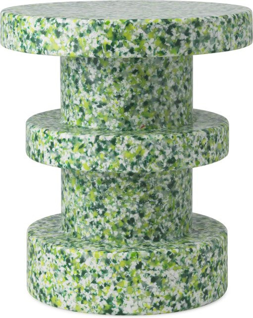 Normann Copenhagen Bit Stool Stack Hocker aus recyceltem Kunststoff in Grün - Bild 1