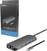 Chieftec DSC-901 Dockingstation in Grau mit USB-C, HDMI 4K UHD und GigE Ethernet/LAN - Bild 1