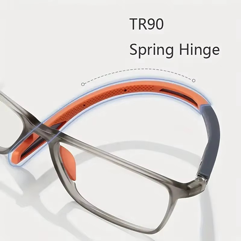 ZXWLYXGX Sport-Lesebrille, Unisex, Vollrand, rechteckig - Bild 3