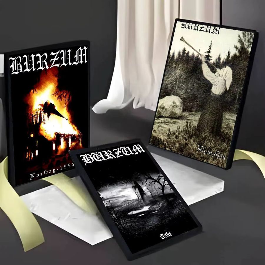 MINISO Burzum Filosofem Wandaufkleber multicolor wasserfestes Poster aus Papier für deine Wanddekoration - Bild 3