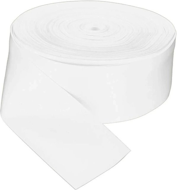 Dalsys Fugenband aus weißem PVC als Dichtband gegen Feuchtigkeit, 2 Rollen à 50 m, Breite: 6 cm - Bild 1