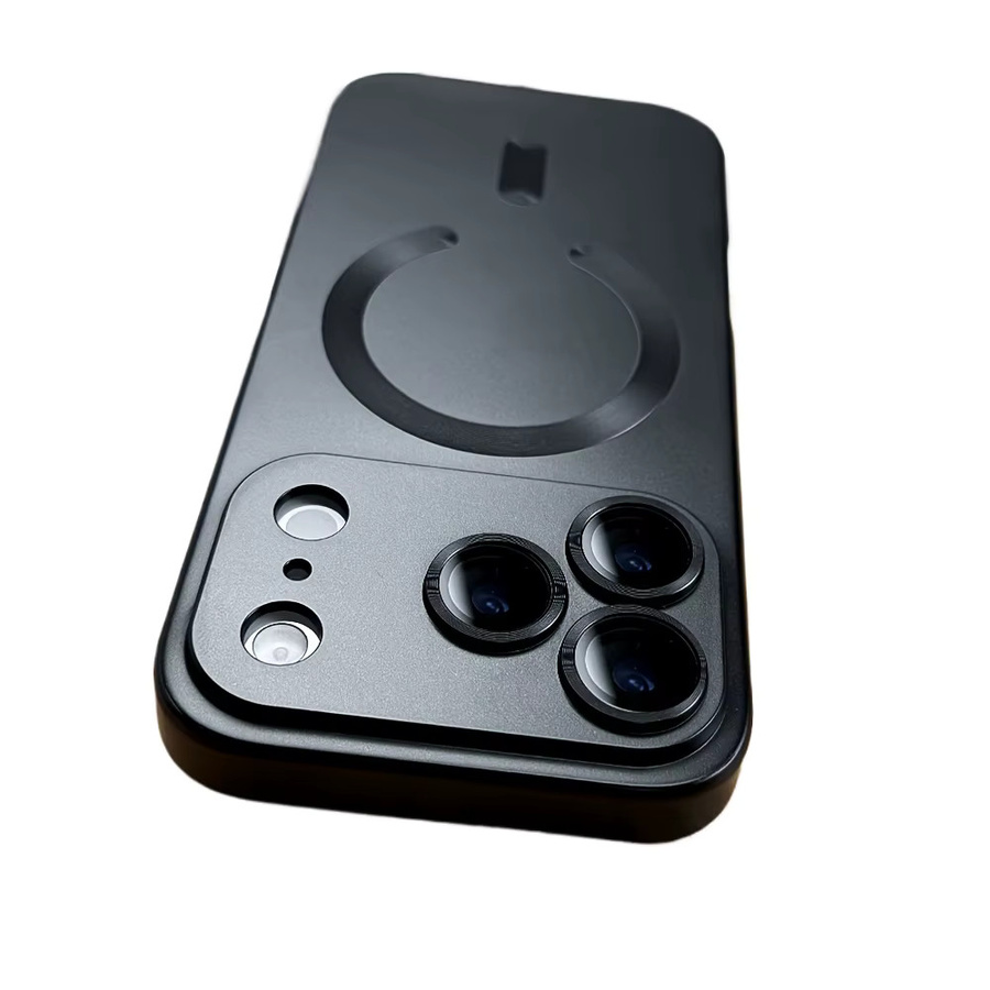 Magnetische Soft-TPU-Hülle für iPhone 17 Air 16 Pro Max 15 14 13 12 11 mit Linsenschutz und kabellosem Laden in Schwarz oder Blau - Bild 5