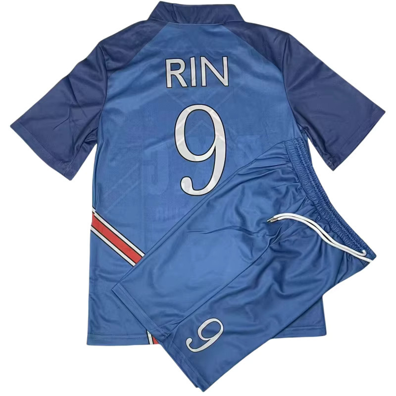 Rin Itoshi Cosplay-Kostüm, Fußballverein Trikot, Perücke, Fußballuniform, Set - Bild 3