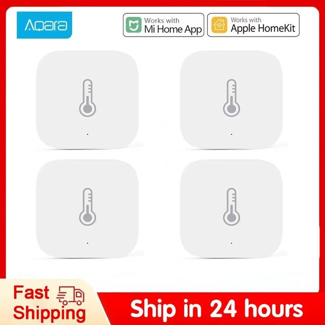 Aqara Temperatur- und Feuchtigkeitssensor ZigBee Smart Home Monitor für Xiaomi Mi Home und Apple HomeKit, Weiß - Bild 1