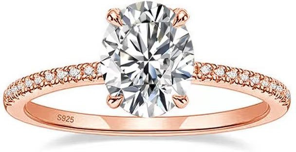 KNOBSPIN Ring, Moissanit, Weißgold, Damen - Bild 1