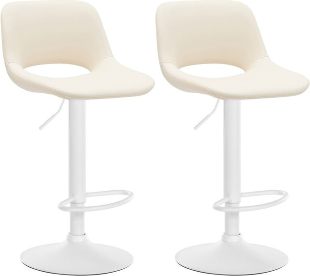 CLP 2er Set Barhocker Camden mit Kunstleder-Bezug in modernem Design - Bild 1