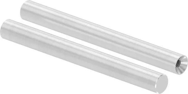 FeNau Stift aus Edelstahl V2A in Silber mit Innengewinde M6, Durchmesser: 12 mm, Länge: 120 mm zum Anschweißen - Bild 1