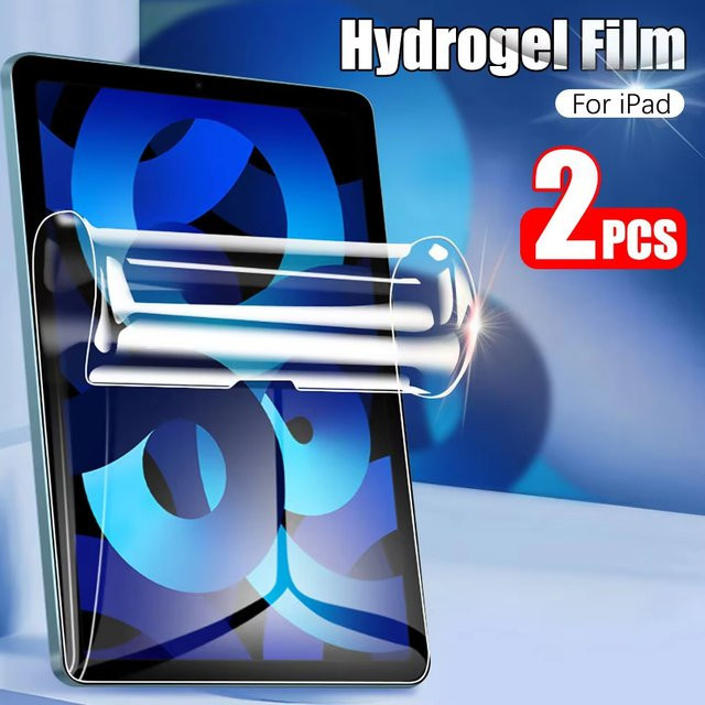 2er-Pack Hydrogel Display Schutzfolie für Apple iPad in Transparent - Bild 1