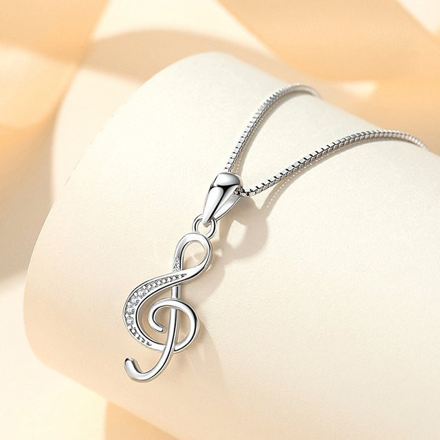 SAY Halskette 925 Silber, Diamant, Zirkonia, Damen - Bild 1