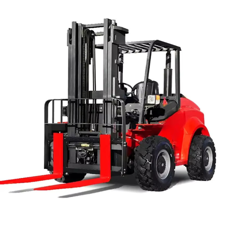 LEITE Offroad 4WD Gabelstapler in Rot mit 3,5 t Tragfähigkeit - Bild 5
