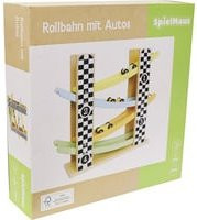 Vedes Kugelbahn mit Autos aus Holz bunt - Bild 2