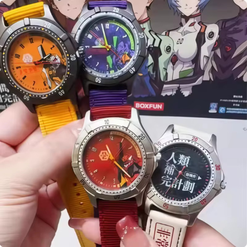 BANDAI Neon Genesis Evangelion Time Completion Plan Serie Uhr, Blind Box, Anime-Charakter-Modell Spielzeug - Bild 4