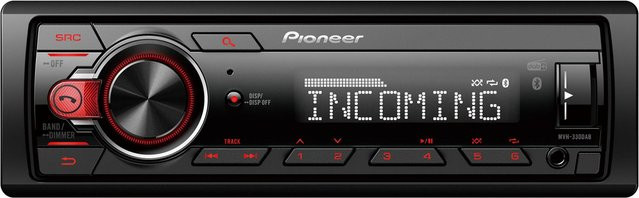 Pioneer MVH-330DABAN 1-DIN Autoradio in Schwarz mit Bluetooth und USB-A - Bild 1