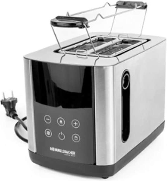Rommelsbacher Sunny Toaster TO 850 in Silber mit Digitalanzeige und Edelstahlgehäuse - Bild 4