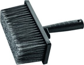 CIRET Deckenbürste mit synthetischen Silverprenborsten, gestanzt, Farbe: Silber/Schwarz, B: 17,5 cm x T: 17,5 cm x H: 1,75 cm - Bild 1