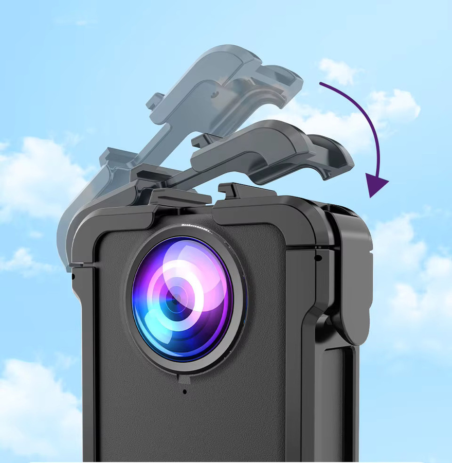 DJI OSMO 360 Schutzhülle Hard Shell Protector Rahmen in Schwarz mit Magnetverbindung - Bild 4