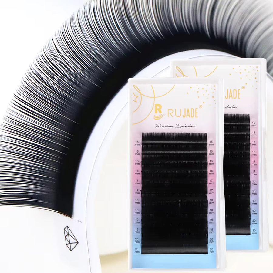 RUJADE Wimpern-Extensions, Matte Black, Matt, Unisex - Bild 3