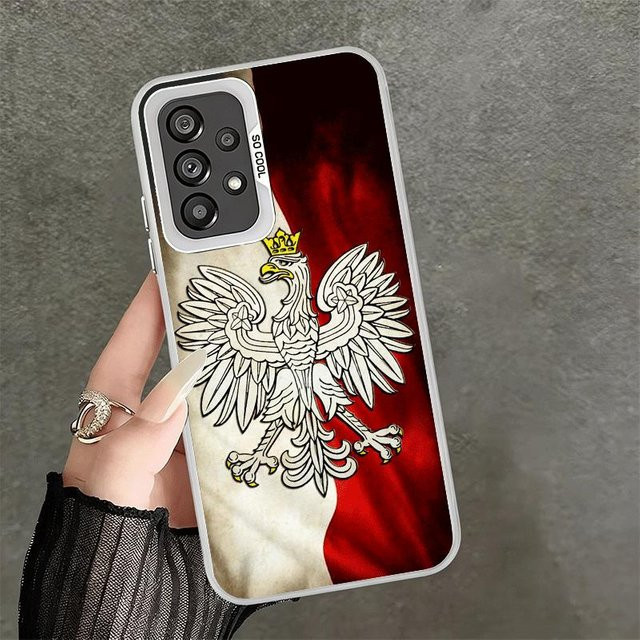 Handyhülle mit Polen Flagge in Weiß und Rot für Samsung Galaxy A-Serie (A13 bis A57) - Bild 1