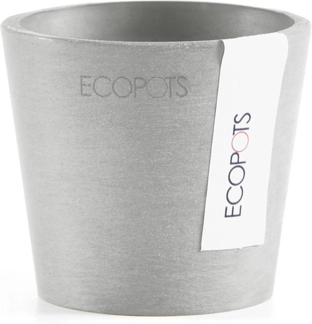 Ecopots Pflanztopf Amsterdam Mini Weißgrau Durchmesser: 8 cm - Bild 1